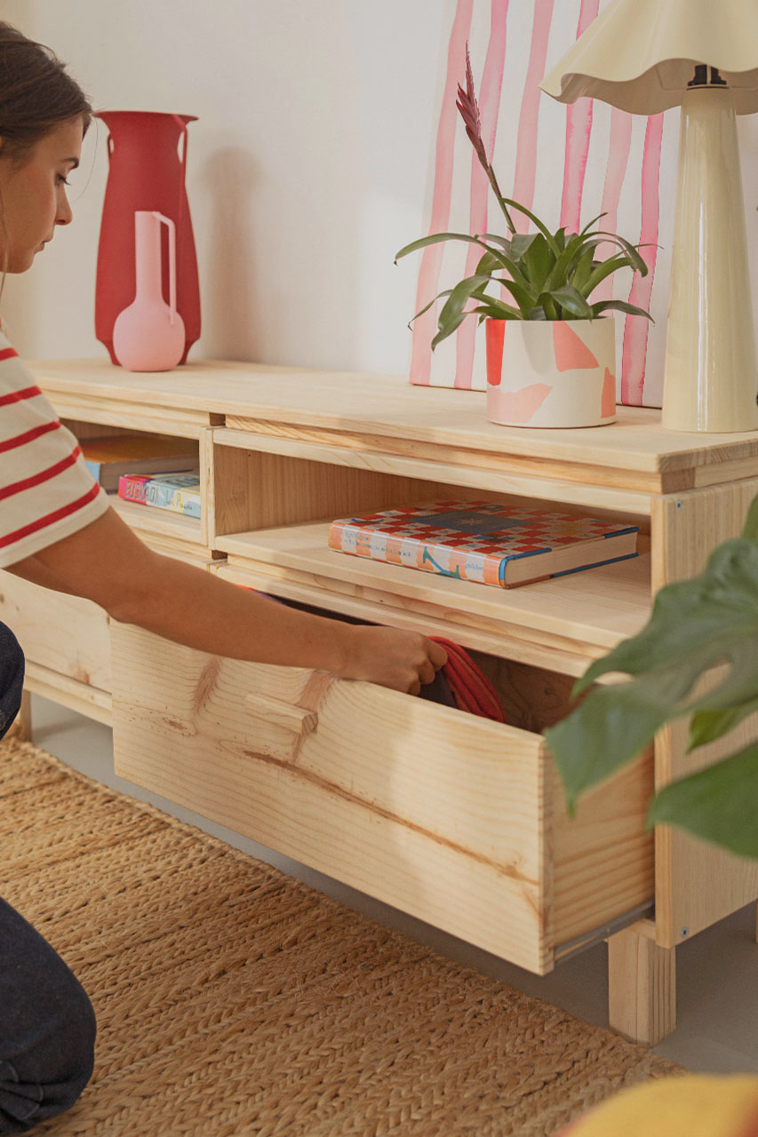 Imagen de ambiente 2 para:Muebles TV de madera ecológica